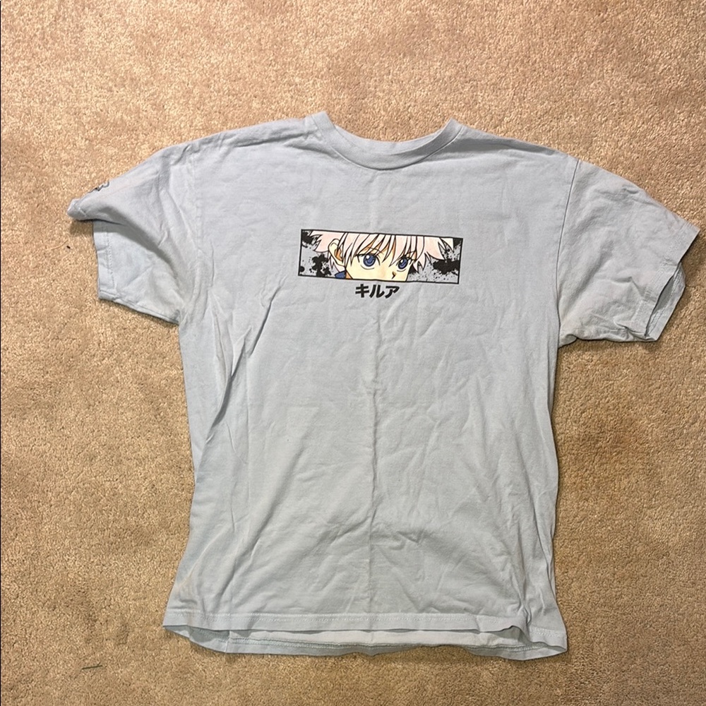Hunter x Hunter Killua T-Shirt – Baby Blue – Unisex Size